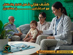 كشف منزلي شامل للكبار والأطفال مع استشاريين معتمدين
