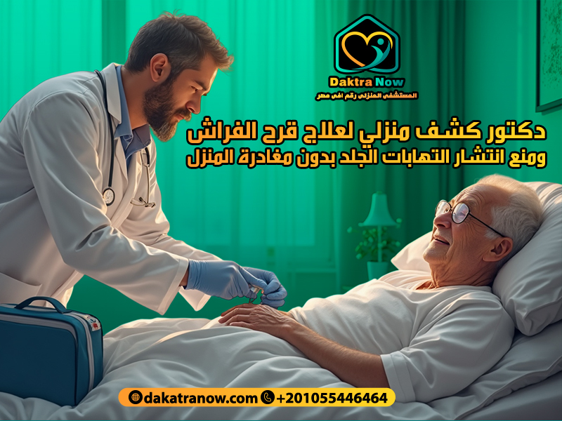 دكتور كشف منزلي لعلاج قرح الفراش ومنع انتشار التهابات الجلد بدون مغادرة المنزل
